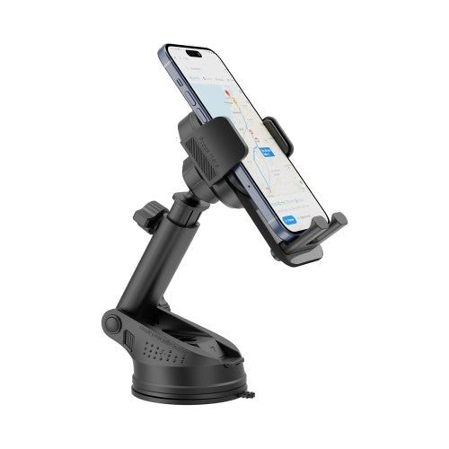 Rixus RXHW11 Autohouder met Zuignap – Telefoonhouder Auto – 360° Draaibaar – Zwart