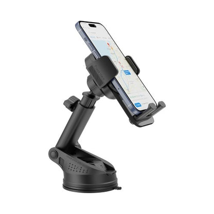 Rixus RXHW11 Autohouder met Zuignap – Telefoonhouder Auto – 360° Draaibaar – Zwart