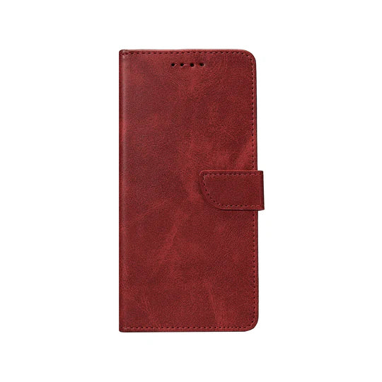 iPhone 17 Bookcase hoesje portemonnee- Rixus - Donkerrood