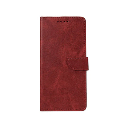 iPhone 17 Bookcase hoesje portemonnee- Rixus - Donkerrood