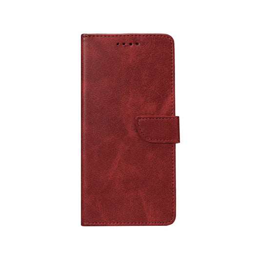 iPhone 17 Bookcase hoesje portemonnee- Rixus - Donkerrood