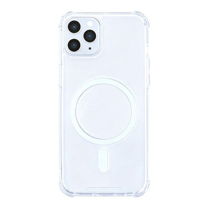Rixus Anti-Burst – Telefoonhoesje – MagSafe Case – Transparant TPU – iPhone 11 Pro