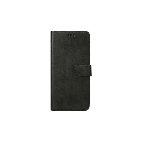 Rixus Bookcase – Phone Case – Wallet Case – Faux Leather – Black – iPhone 14 Plus