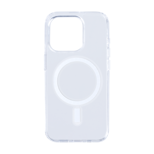 Rixus Magnetic Clear Case Apple iPhone 15 Pro – Transparant Hoesje met MagSafe – TPU Beschermhoes