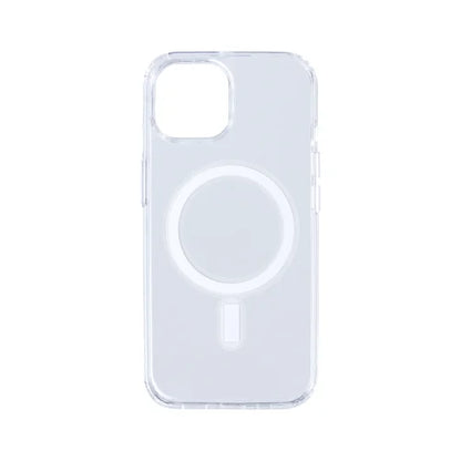 Rixus Transparant Hoesje met MagSafe iPhone 15 – TPU Backcover – Dun & Beschermend