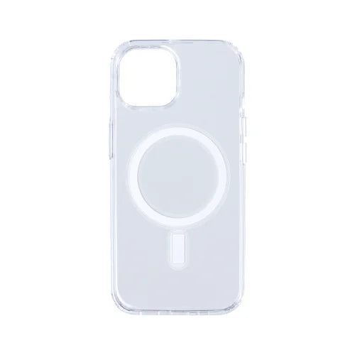 Rixus Transparant Hoesje met MagSafe iPhone 15 – TPU Backcover – Dun & Beschermend