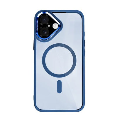 Rixus Classic 04 – Telefoonhoesje – MagSafe Case – Donkerblauw – iPhone 16 Plus