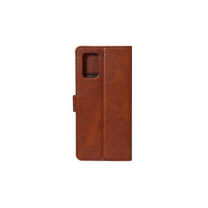 Rixus Bookcase – Telefoonhoesje – Wallet Case – Kunstleer – Bruin – iPhone XR