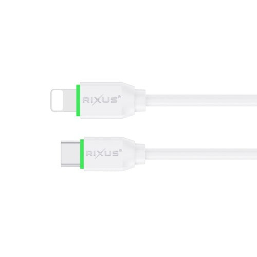 Rixus RX2022 USB-C naar Lightning Kabel 1m – Snelle Oplading & Gegevensoverdracht