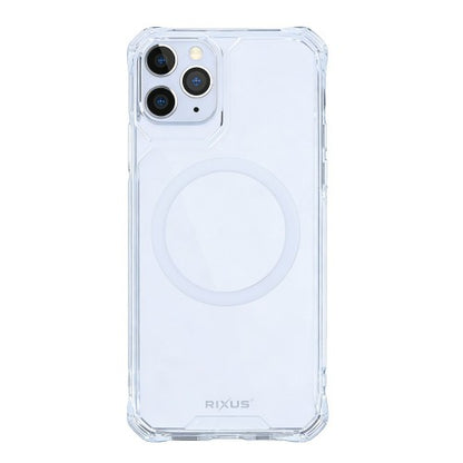 Rixus Armor-X Anti Shock – Telefoonhoesje – MagSafe Case – Transparant TPU – iPhone 11 Pro Max