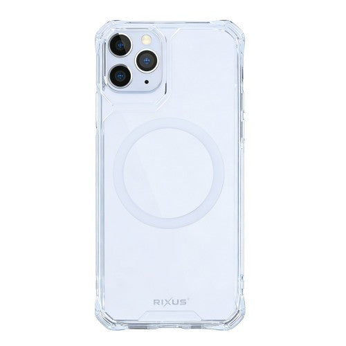 Rixus Armor-X Anti Shock – Phone Case – MagSafe Case – Transparent TPU – iPhone 11 Pro Max