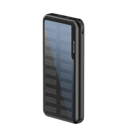 Rixus RXPB45 Solar Powerbank 10000 mAh - Zwart