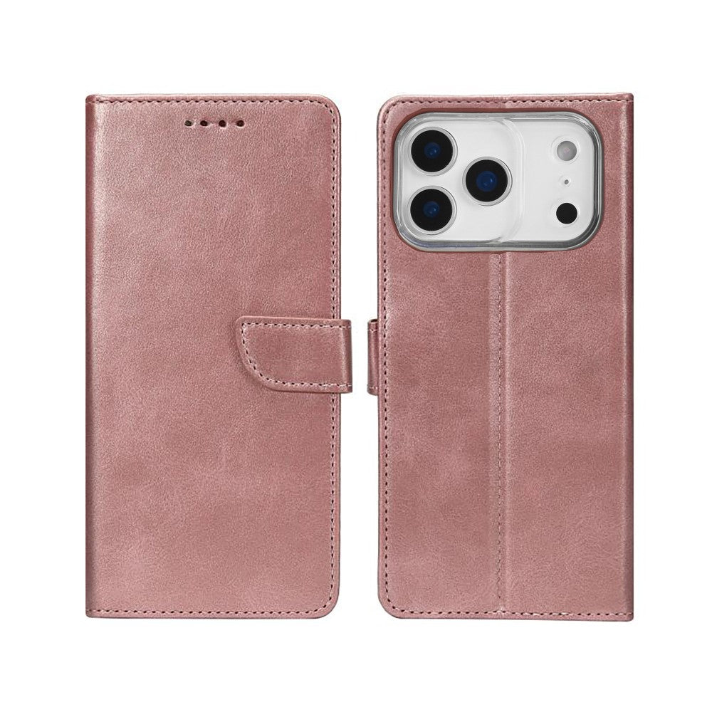 iPhone 17 Pro Bookcase hoesje portemonnee- Rixus - Roze