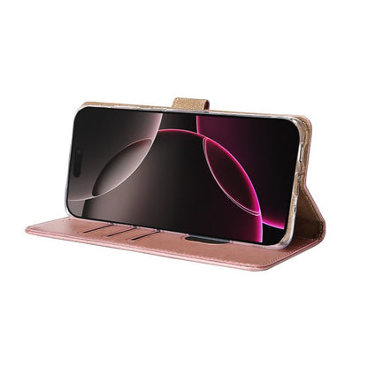 iPhone 17 Pro Bookcase hoesje portemonnee- Rixus - Roze