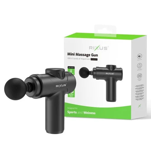 Rixus RXMG02 – Massage Gun – Spiermassage gun– Zwart