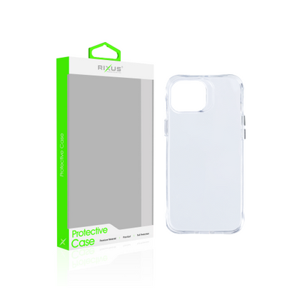 Rixus Anti Shock – Telefoonhoesje – Beschermhoes – Transparant TPU – iPhone 15 Plus