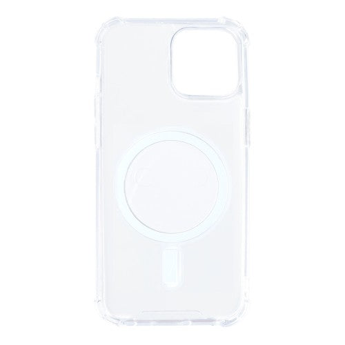 Rixus Anti-Burst – Telefoonhoesje – MagSafe Case – Transparant TPU – iPhone 14 Pro