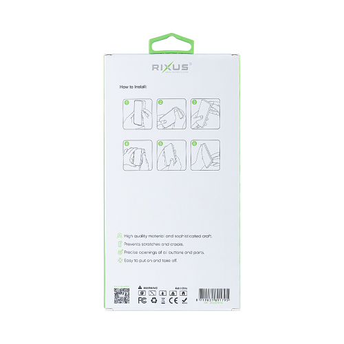 Rixus Anti-Burst – Telefoonhoesje – Beschermhoes – Transparant TPU – iPhone 11