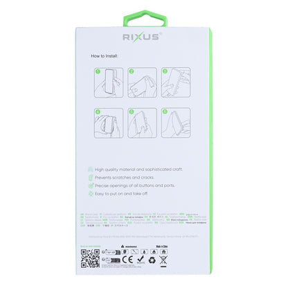 iPhone 17 Air Telefoonhoesje met MagSafe - Rixus Anti-Burst Case Telefoonhoesje - Transparent