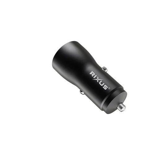 Rixus RXCC12 38W Autolader Snellader – USB-C & USB-A – Voor iPhone & Android – Zwart