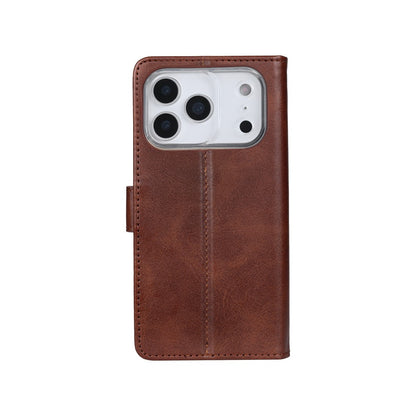 iPhone 17 Pro Bookcase hoesje portemonnee- Rixus - Bruin