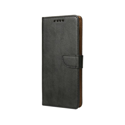 Rixus Bookcase – Telefoonhoesje – Wallet Case met Klep – Zwart Kunstleer – iPhone 16 Pro Max