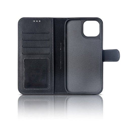 Rixus Duo – Telefoonhoesje – Magnetische Wallet Case – Afneembaar 2-in-1 Design – Zwart – iPhone 16 Plus