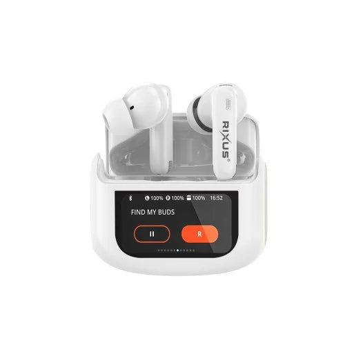 Rixus RXBH63W Draadloze Oordopjes met Touch Oplaadcase – Bluetooth – Wit