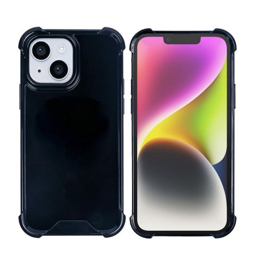 Rixus Anti-Burst – Telefoonhoesje – Beschermhoes – Zwart TPU – iPhone 14 Plus