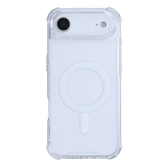 iPhone 17 Air Telefoonhoesje met MagSafe - Rixus Anti-Burst Case Telefoonhoesje - Transparent