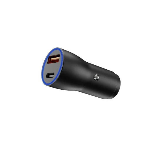 Rixus RXCC12 38W Autolader Snellader – USB-C & USB-A – Voor iPhone & Android – Zwart