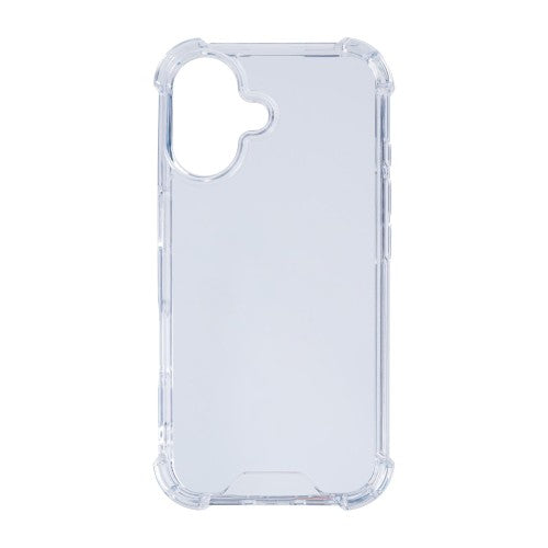Rixus Anti-Burst – iPhone 16 Hoesje – Schokbestendig – Slank Design – Transparant
