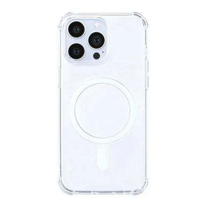 Rixus Anti-Burst – Telefoonhoesje – MagSafe Case – Transparant TPU – iPhone 13 Pro