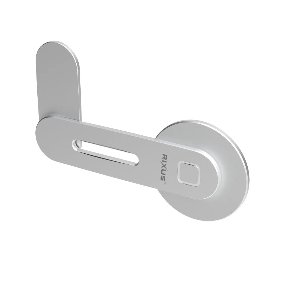 Rixus RXHM87 Magnetische Telefoonhouder voor Laptop en Monitor – Verstelbare MagSafe Bureauhouder – Zilver