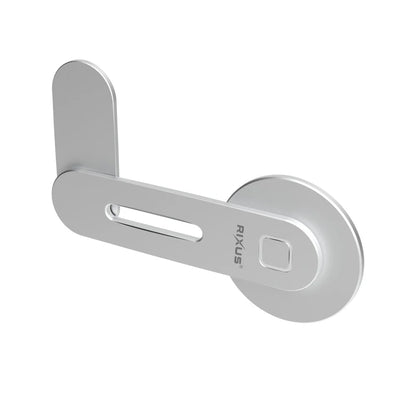 Rixus RXHM87 Magnetische Telefoonhouder voor Laptop en Monitor – Verstelbare MagSafe Bureauhouder – Zilver