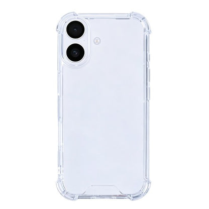 Rixus Anti-Burst – Telefoonhoesje – Beschermhoes – Transparant TPU – iPhone 16 Plus