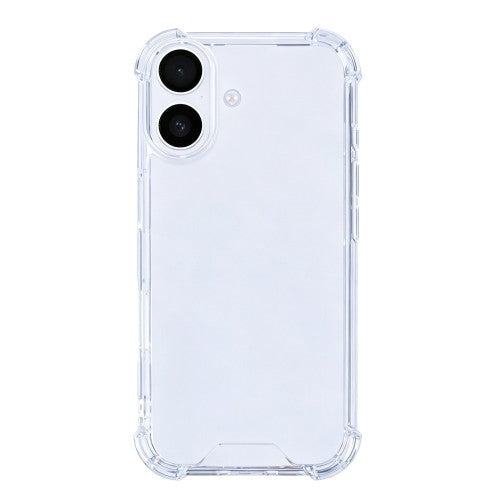 Rixus Anti-Burst – Phone Case – Protective Cover – Transparent TPU – iPhone 16 Plus