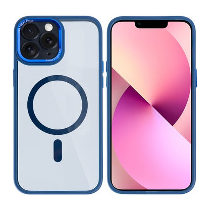 Rixus Classic 04 – Telefoonhoesje – MagSafe Case – Donkerblauw – iPhone 11 Pro