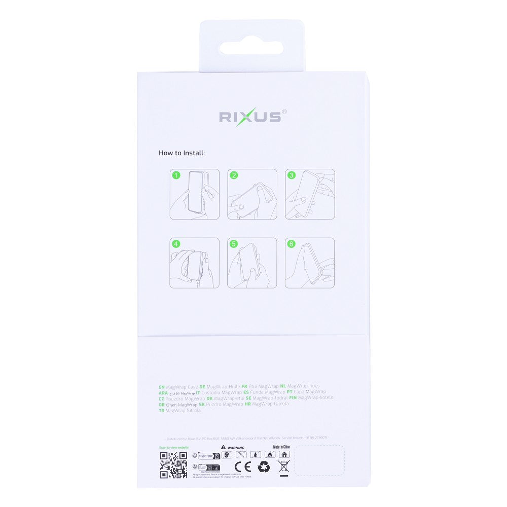 Rixus MagWrap Case voor Apple iPhone 17 Pro – Bruin