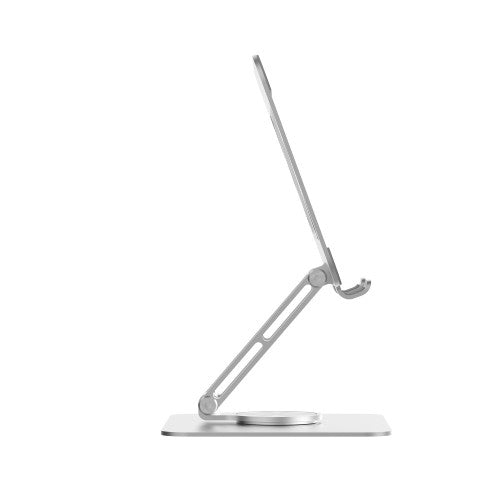 Rixus RXHW45 Opvouwbare Tablet Standaard – Verstelbaar Bureauhouder – Aluminium – Zilver