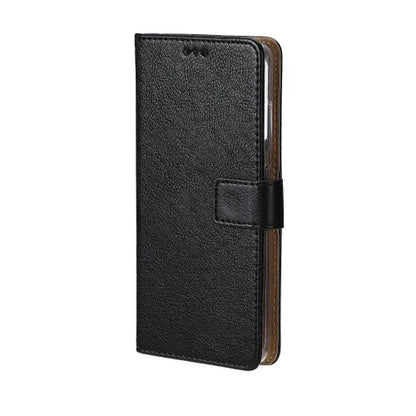 Rixus Bookcase – Telefoonhoesje – Wallet Case – Kunstleer – Zwart – iPhone 13 Pro