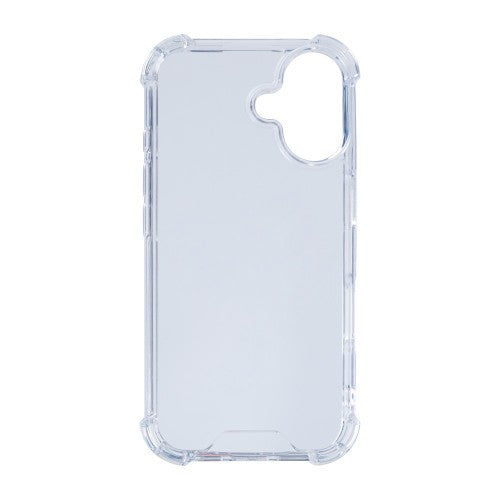 Rixus Anti-Burst – iPhone 16 Hoesje – Schokbestendig – Slank Design – Transparant