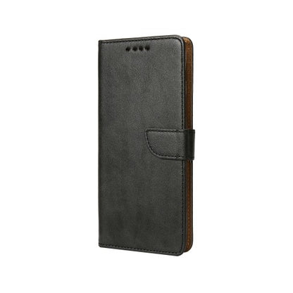 Rixus Bookcase – Telefoonhoesje – Wallet Case – Kunstleer – Zwart – iPhone 16 Plus
