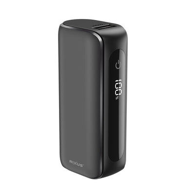 Powerbank - Rixus RXPB23 - Digital Display 5000mAh - Black