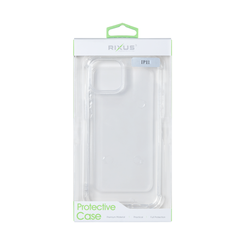 Rixus Anti-Burst – Telefoonhoesje – Beschermhoes – Transparant TPU – iPhone 11