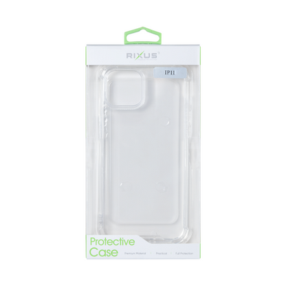 Rixus Anti-Burst – Telefoonhoesje – Beschermhoes – Transparant TPU – iPhone 11